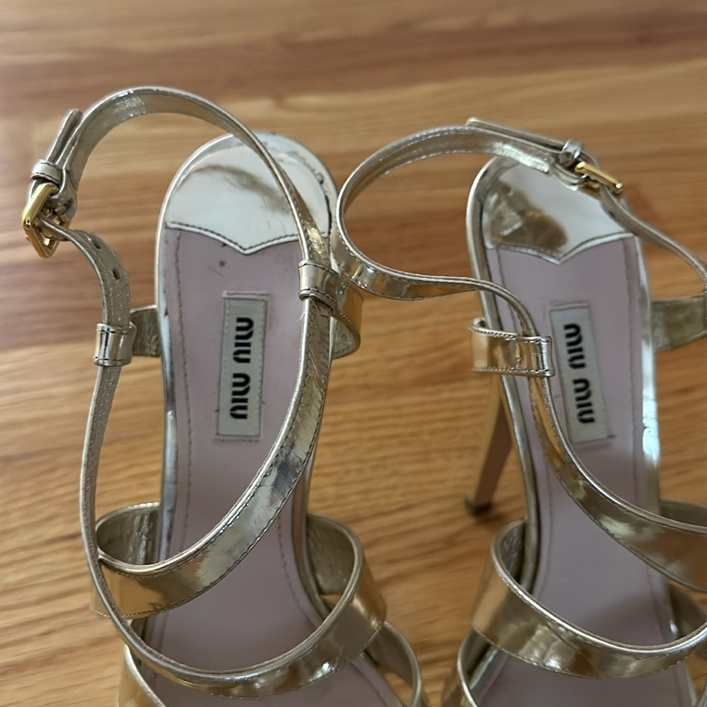 Great Quality Authentic Miu Miu Platform Stiletto… - image 3